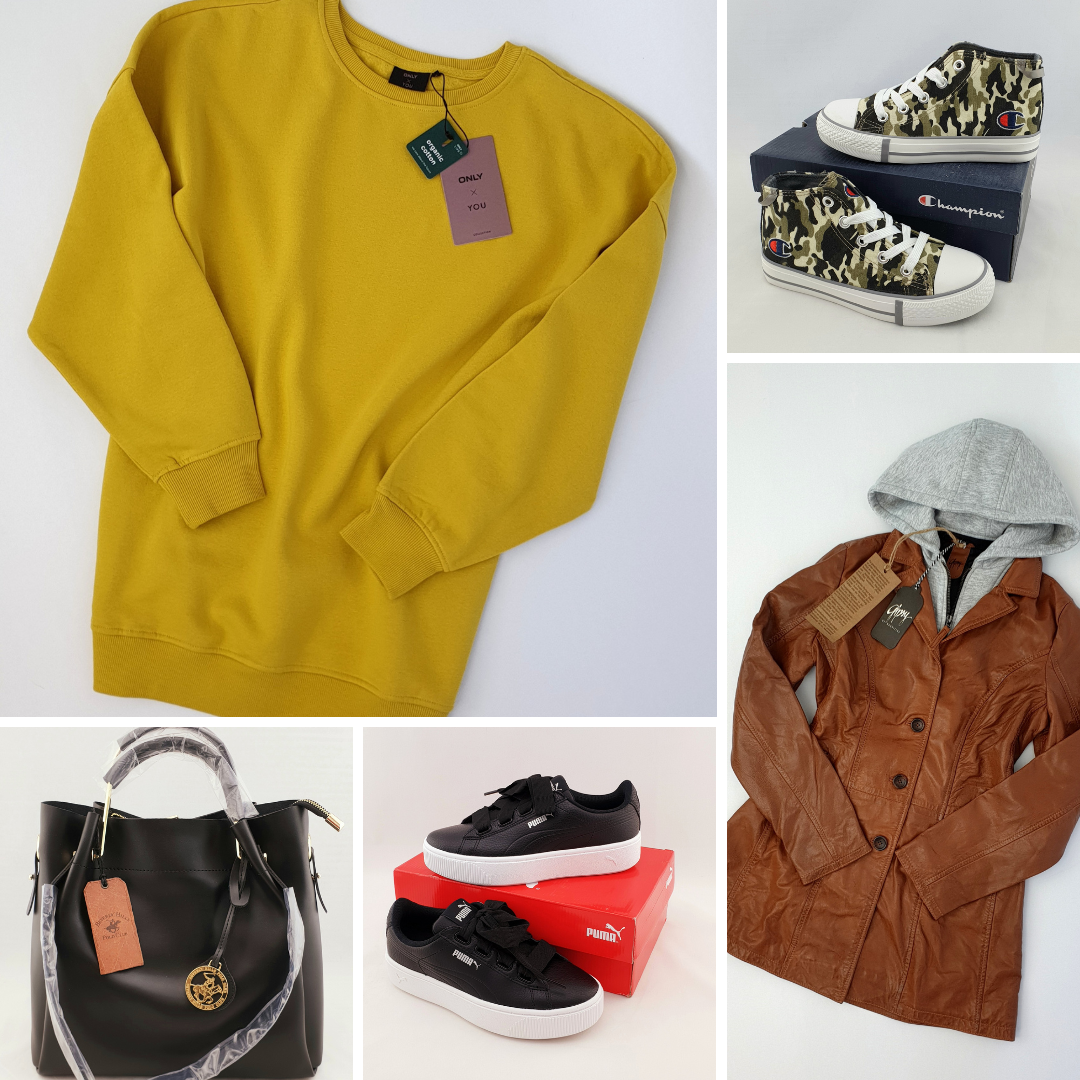 MIX of all-season clothing, shoes and accessories MIX of all-season clothing, shoes and accessories